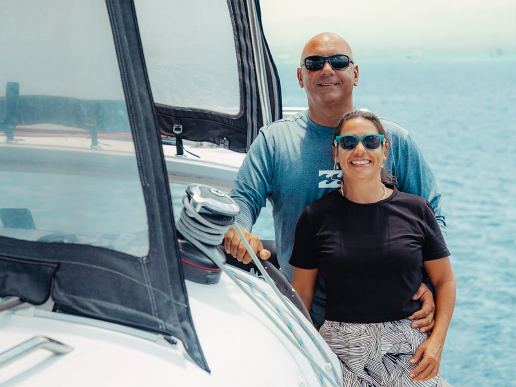 Amazing crew Catamaran Lagoon 400 s2