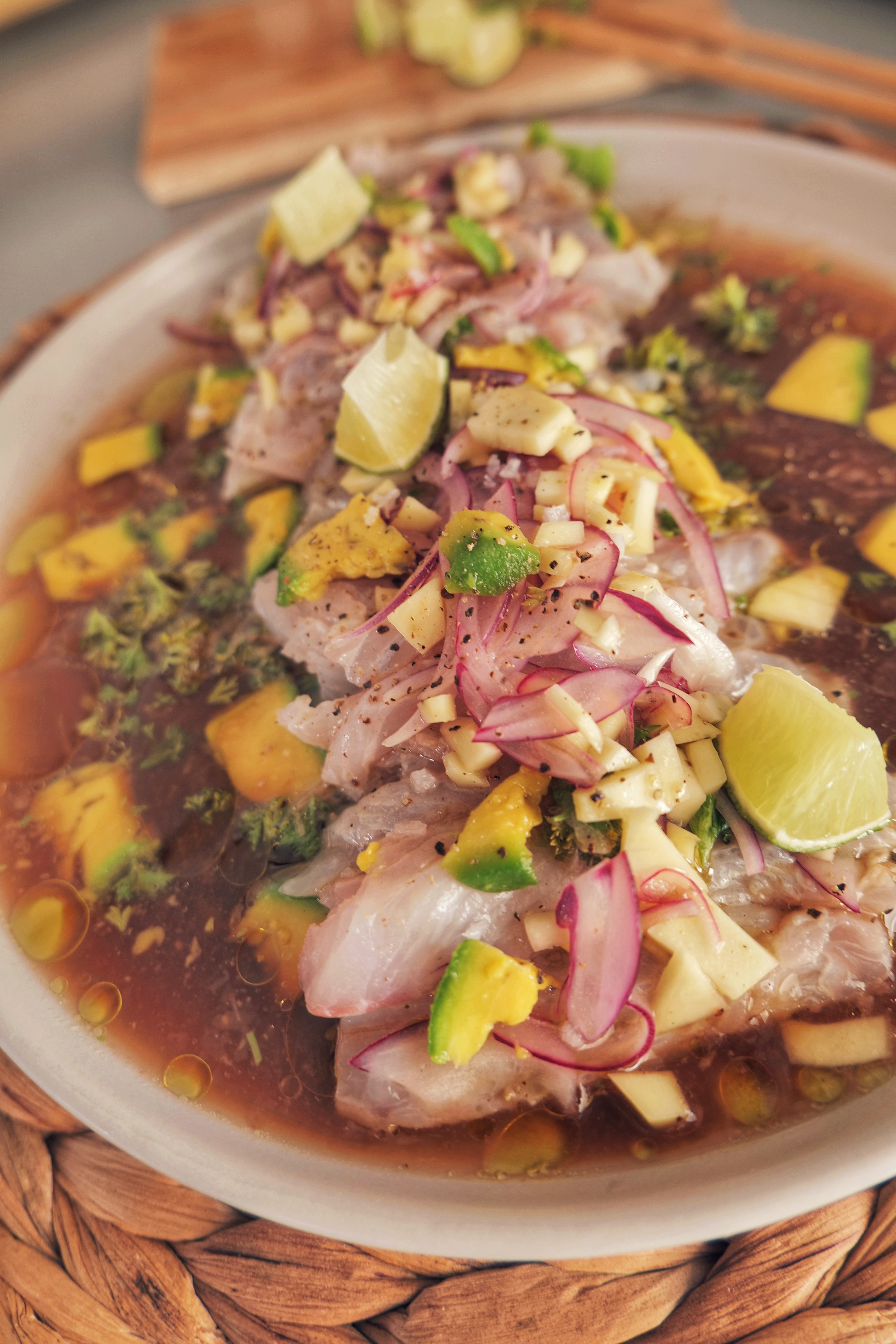 Fullboard de comida fresca local